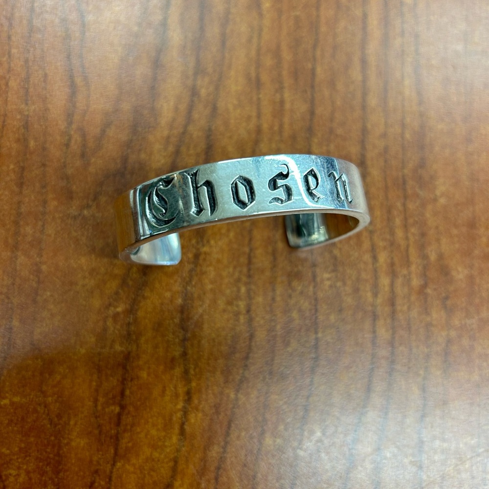 CHOSEN STERLING SILVER WRIST CUFF BY KING BABY